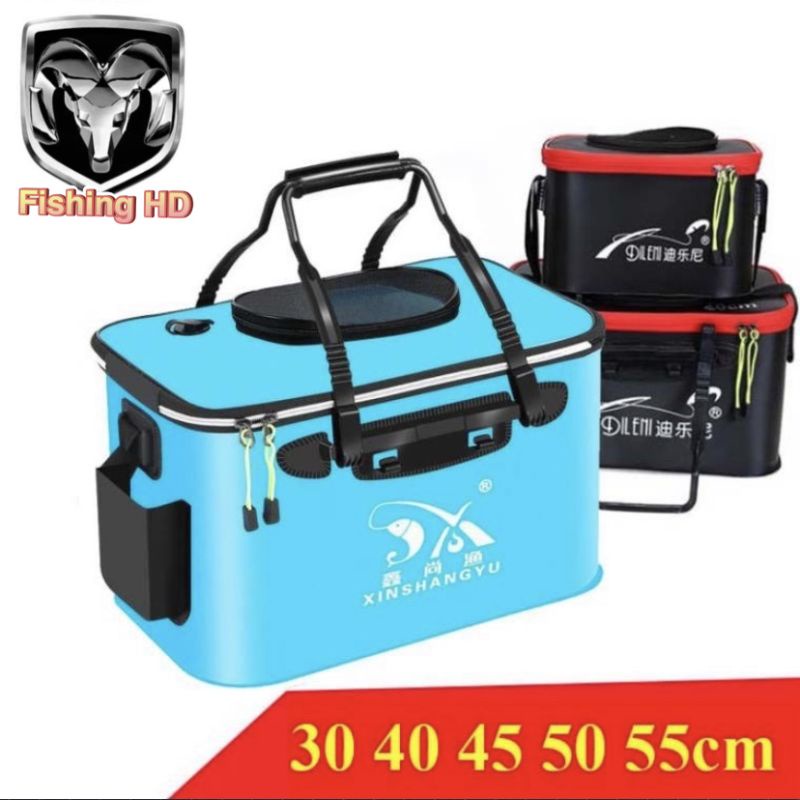 Thùng Đựng Cá Gấp Gọn Thùng Đựng Cá Đa Năng Cao Cấp  KK8 đồ câu FISHING_HD