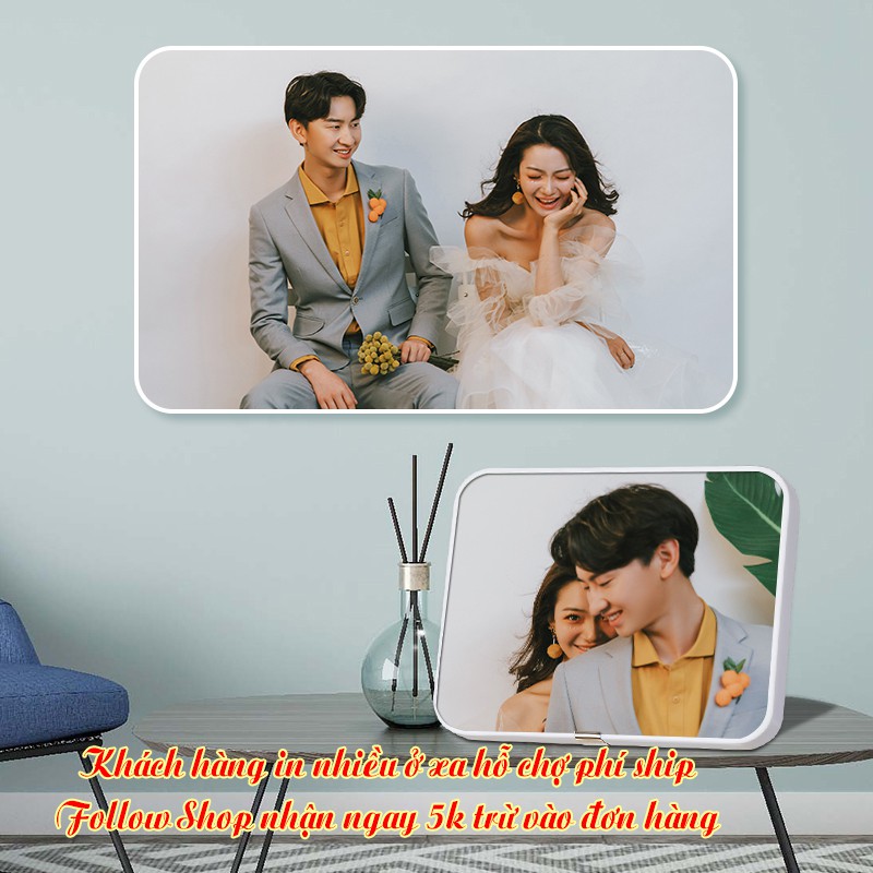 In Ảnh Tráng Gương Nẹp Viền Kích Thước 35x50, 40x60cm