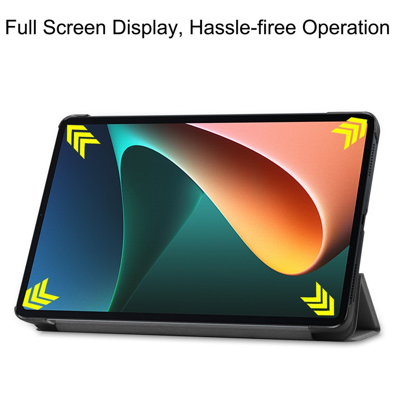 Bao Da Máy Tính Bảng Pu Tích Hợp Giá Đỡ Tự Động Ngủ Thông Minh Cho Xiaomi Mi Pad 5 / Pad 5 Pro 11 "Ốp