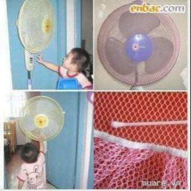 Lưới bọc quạt máy bảo vệ trẻ không đứt tay,Màn bọc máy quạt nhỏ,,,