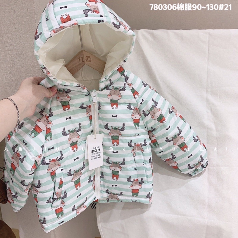 Áo phao lông vũ - mặc 2 mặt