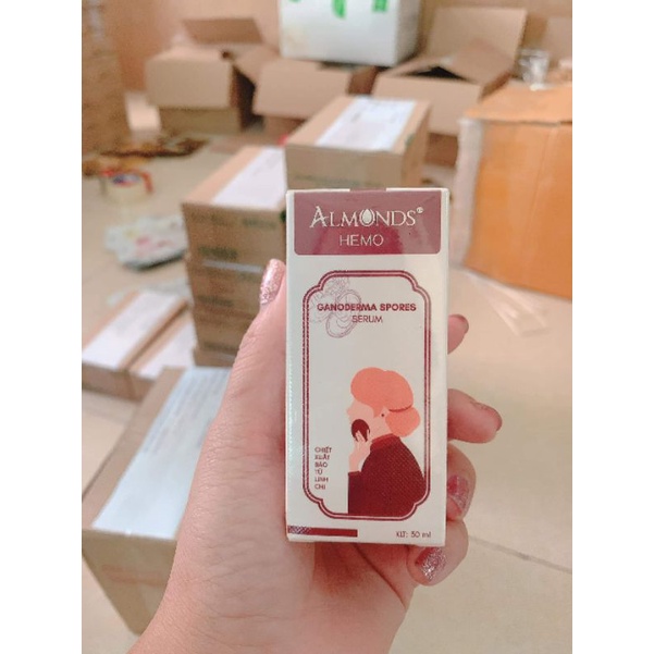 Serum giảm giản mao mạch ALMONDS - Ganoderma Spores serum 65gr