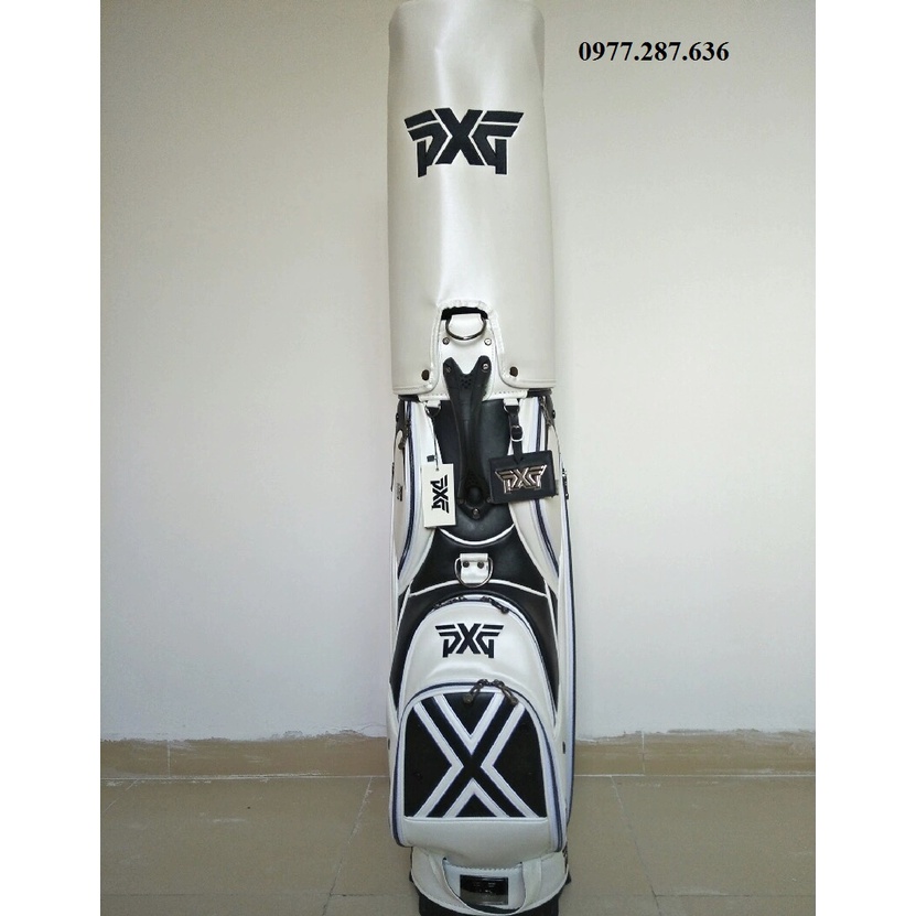 Túi gậy golf PXG thể thao da PU bóng cao cấp 5 ngăn chống nước chống trầy xước shop GOLF PRO TM032