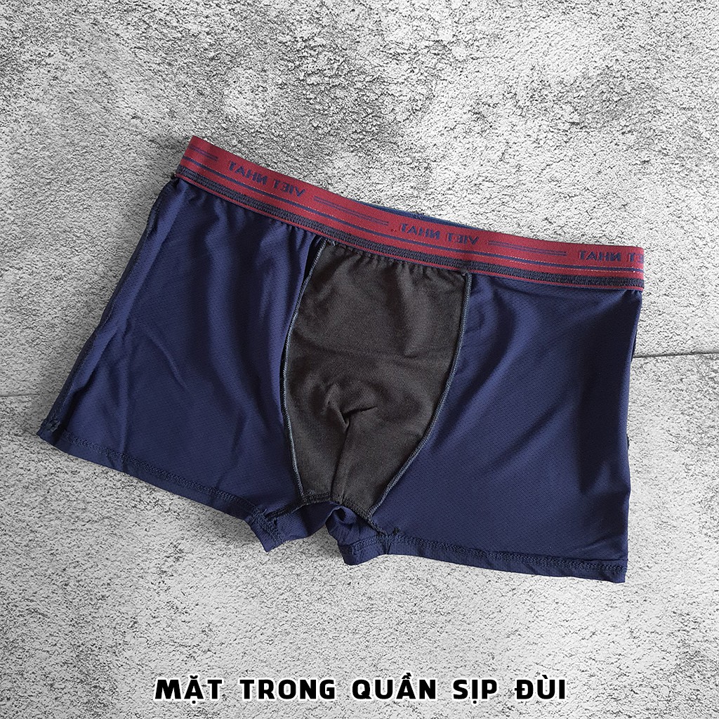 Combo 5 Quần lót nam - Quần sịp đùi boxer thông hơi Nhật siêu mát, siêu mịn