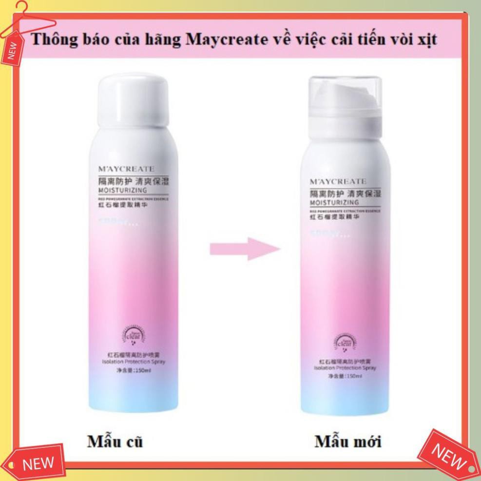 Xịt Chống Nắng Trắng Da M'ayCreate Moisturizing 150Ml Hàng Chính Hãng Nội Địa Trung