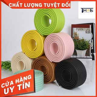Cuộn Xốp Bọc Cạnh Bàn Hình Chữ L/ U/ W đa năng Dài 2M kèm keo An Toàn bảo vệ đầu Cho Bé
