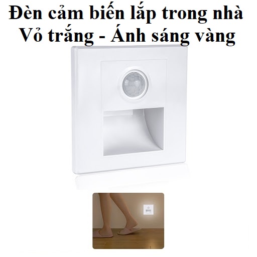 Đèn Bậc Cầu Thang Cảm Biến Trong Nhà Ngoài Trời công suất 1,5W 3W