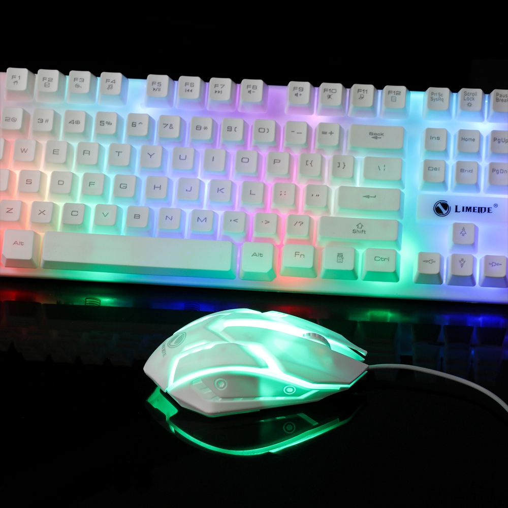 Bàn Phím Cơ Chơi Game Tích Hợp Đèn Led Nhiều Màu