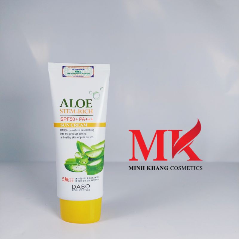 Kem Chống Nắng Dưỡng Da Lô Hội DABO ALOE STEM RICH