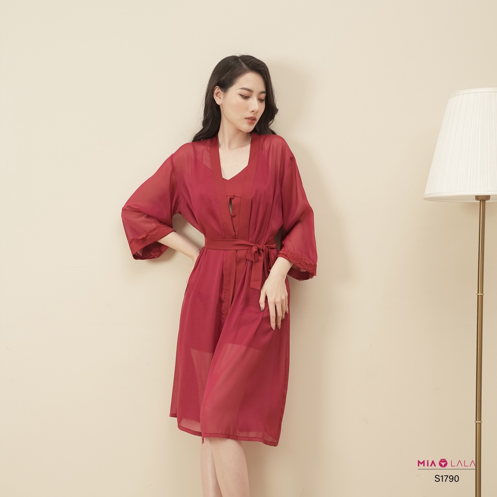 Áo choàng lụa cao cấp sang trọng MIALALA S0322M2131790