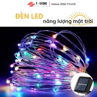 Dây Đèn LED Đom Đóm Năng Lượng Mặt Trời 100 - 200 Bóng,Chống Nước Trang Trí Ban Công, Sân Vườn, Cây cảnh