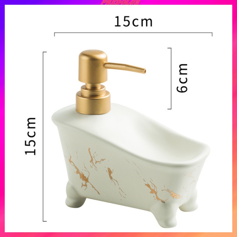 [Predolo2] Bình Gốm Sứ Dạng Lỏng Đựng Xà Phòng Dung Tích 350ml