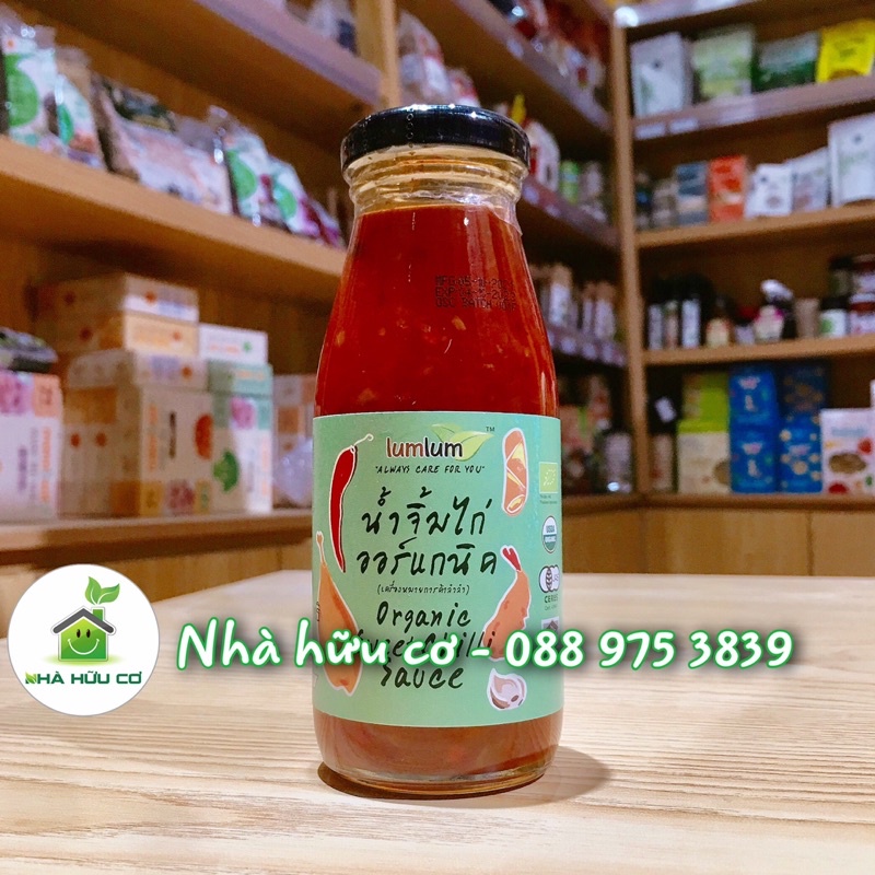 Sốt ớt chua ngọt hữu cơ Lumlum 200g/Organic Sweet Chilli Sauce - Date: 19/5/2023 - Nhà Hữu Cơ