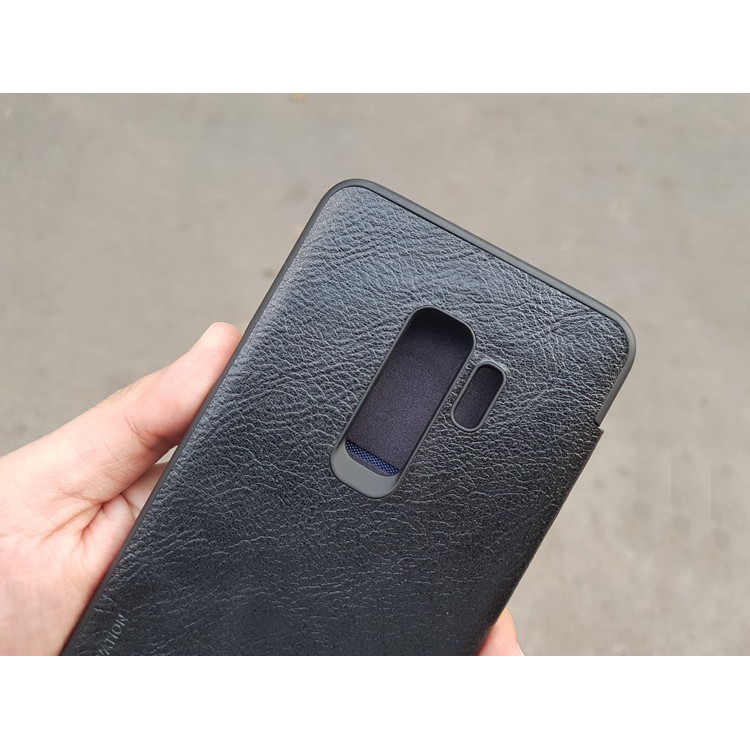 SAMSUNG GALAXY S9 PLUS - BAO DA NILLKIN QIN CHÍNH HÃNG CÓ NGĂN CHỨA THẺ