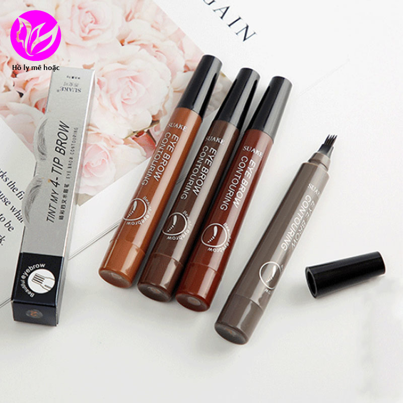 (hàng Mới Về) Bút Kẻ Lông Mày Dạng Phẩy Sợi Chống Nước Lâu Phai Nhiều Màu Sắc Lựa Chọn | BigBuy360 - bigbuy360.vn