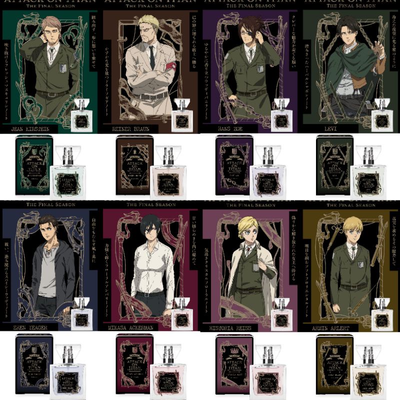 |ĐH| ĐẶT TRƯỚC NƯỚC HOA ATTACK ON TITAN THE FINAL SEASON