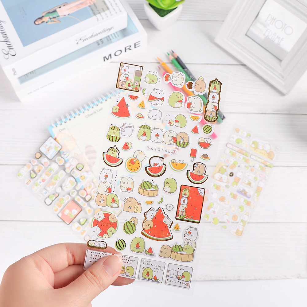 Nhãn dán phong cách Nhật Bản dùng trang trí DIY