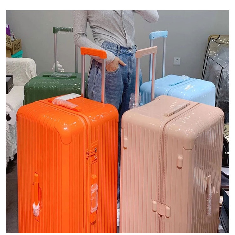 Hành Lý Mật Khẩu Dung Lượng Cực Lớn Hộp Xe Đẩy Bánh Đa Năng Nổi Tiếng Trên Mạng Instagram Nam 32 Inch