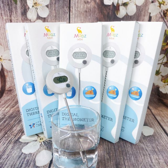Nhiệt kế que đo nước sữa Moaz bebe MB020