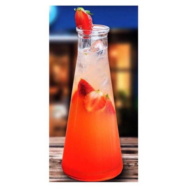 Chai nón 350ml nút gỗ ép thuỷ tinh | BigBuy360 - bigbuy360.vn