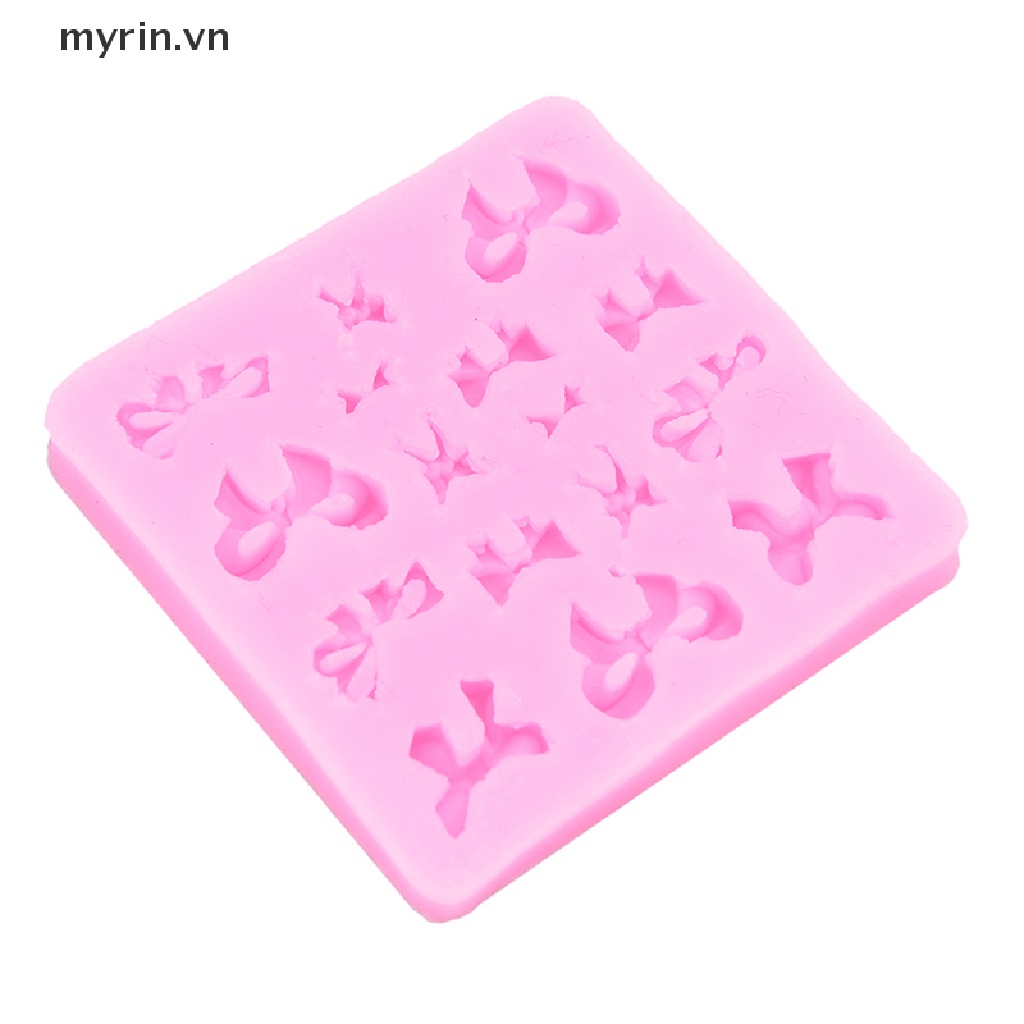 Khuôn Silicone Làm Bánh Hình Nơ Ruy Băng
