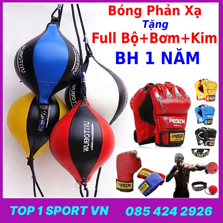 Bóng tập phản xạ Basic football - Bí kíp tập phản xạ tại nhà tặng full phụ kiện bảo hành bóng phản xạ lên đến 12 tháng