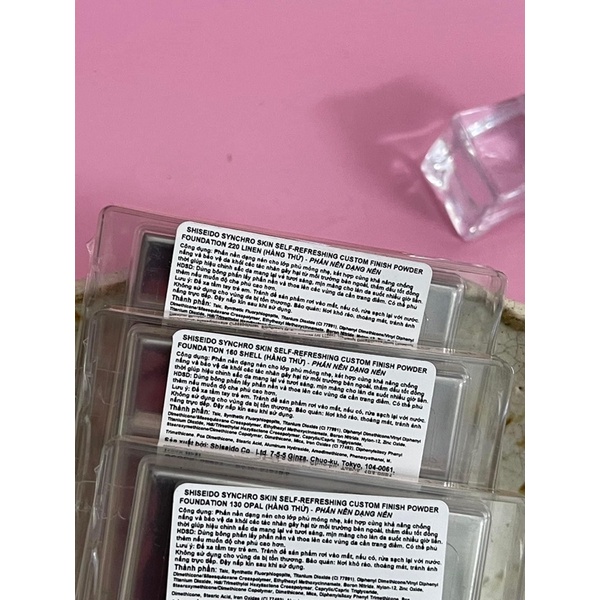 Phấn nền dạng nén Synchro Skin Self-Refreshing Custom Finish Powder Foundation