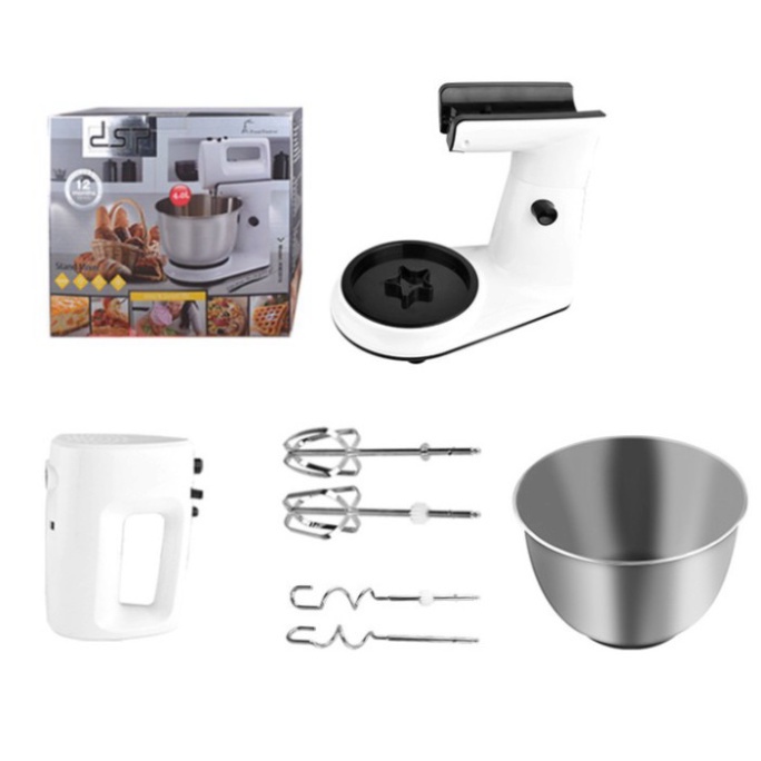Máy trộn bột, đánh trứng cao cấp thương hiệu DSP KM3015 Công suất: 300W - HÀNG CHÍNH HÃNG