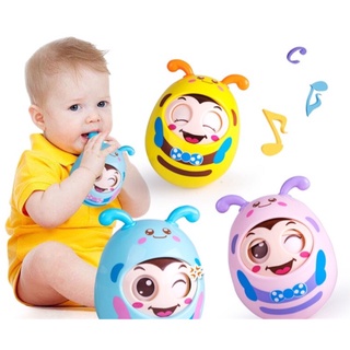 Lật Đật Phát Nhạc Leng Keng, Có Gặm Nướu, Hình Chú Ong Dễ Thương, Biết Chớp Mắt