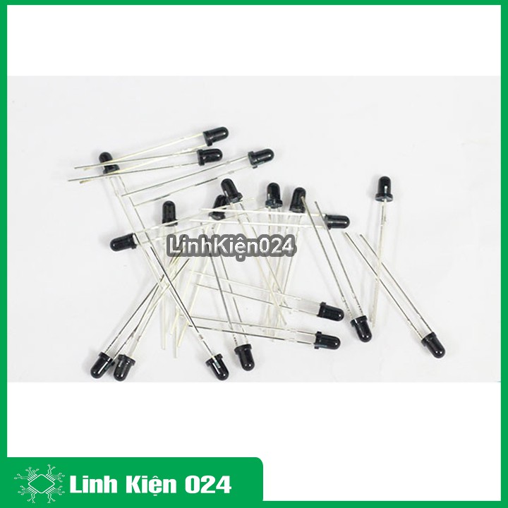 Bộ 20 Led Thu Hồng Ngoại 3mm (Đen)