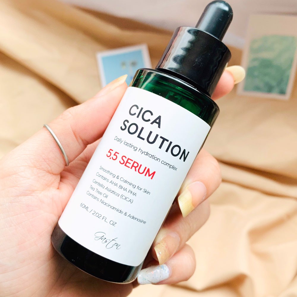 [Auth Hàn] Tinh Chất Ngừa Mụn Cica Gaston 5.5 Chiết Xuất Trà Trà - Làm Dịu Da - Serum Gaston Cica Solution Relax