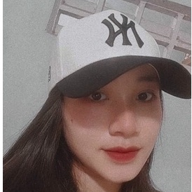 Mũ lưỡi trai NY màu đen trắng cá tính dành cho cả nam và nữ full hộp để làm quà tặng
