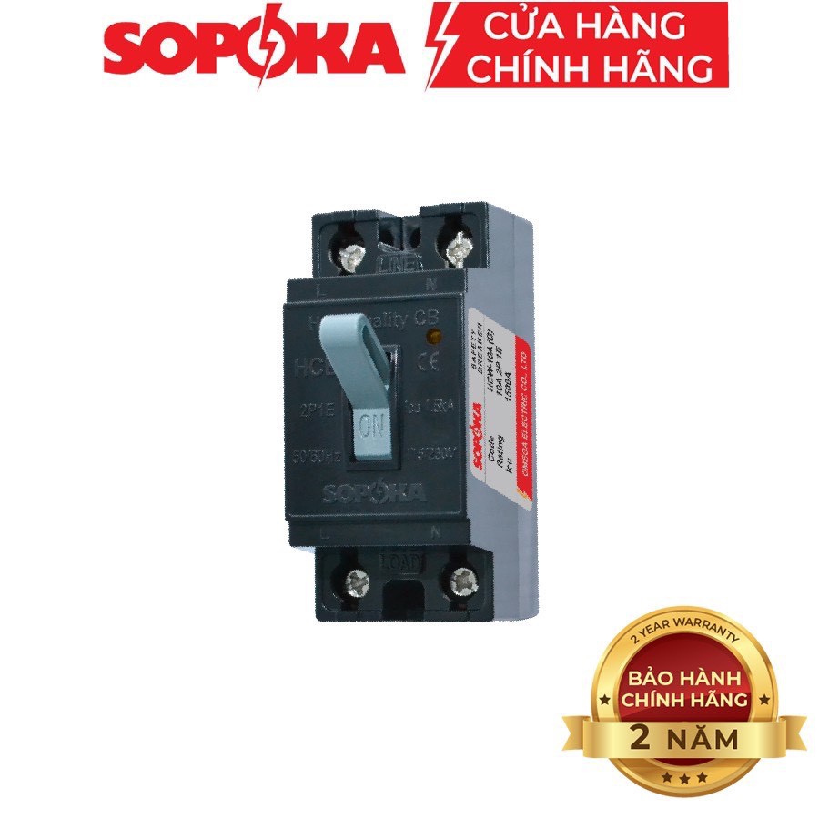 Aptomat (CB) chất lượng cao SOPOKA HCB 25A-40A