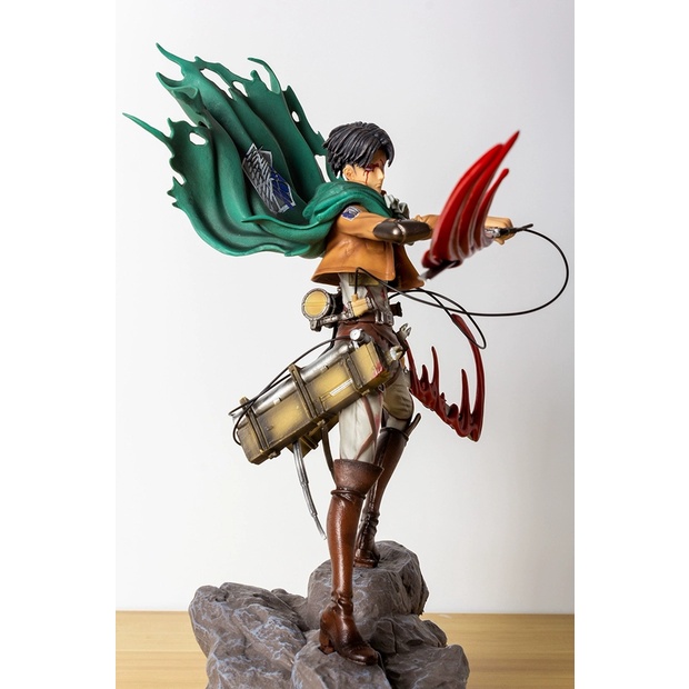 Mô hình Attack On Titan - Mô hình Levi 36cm Mikasa 33cm AOT07