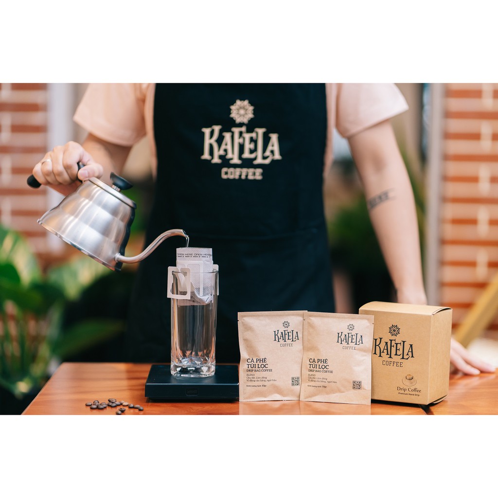 [100% Arabica] - Cà phê phin giấy túi lọc Kafela Drip Coffee | BigBuy360 - bigbuy360.vn