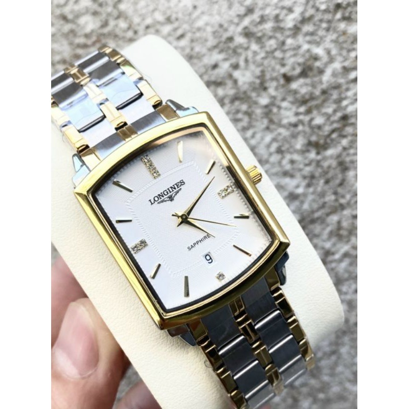 Đồng Hồ Nam Longines Mặt Vuông Máy Nhật Kính Sapphire | BigBuy360 - bigbuy360.vn