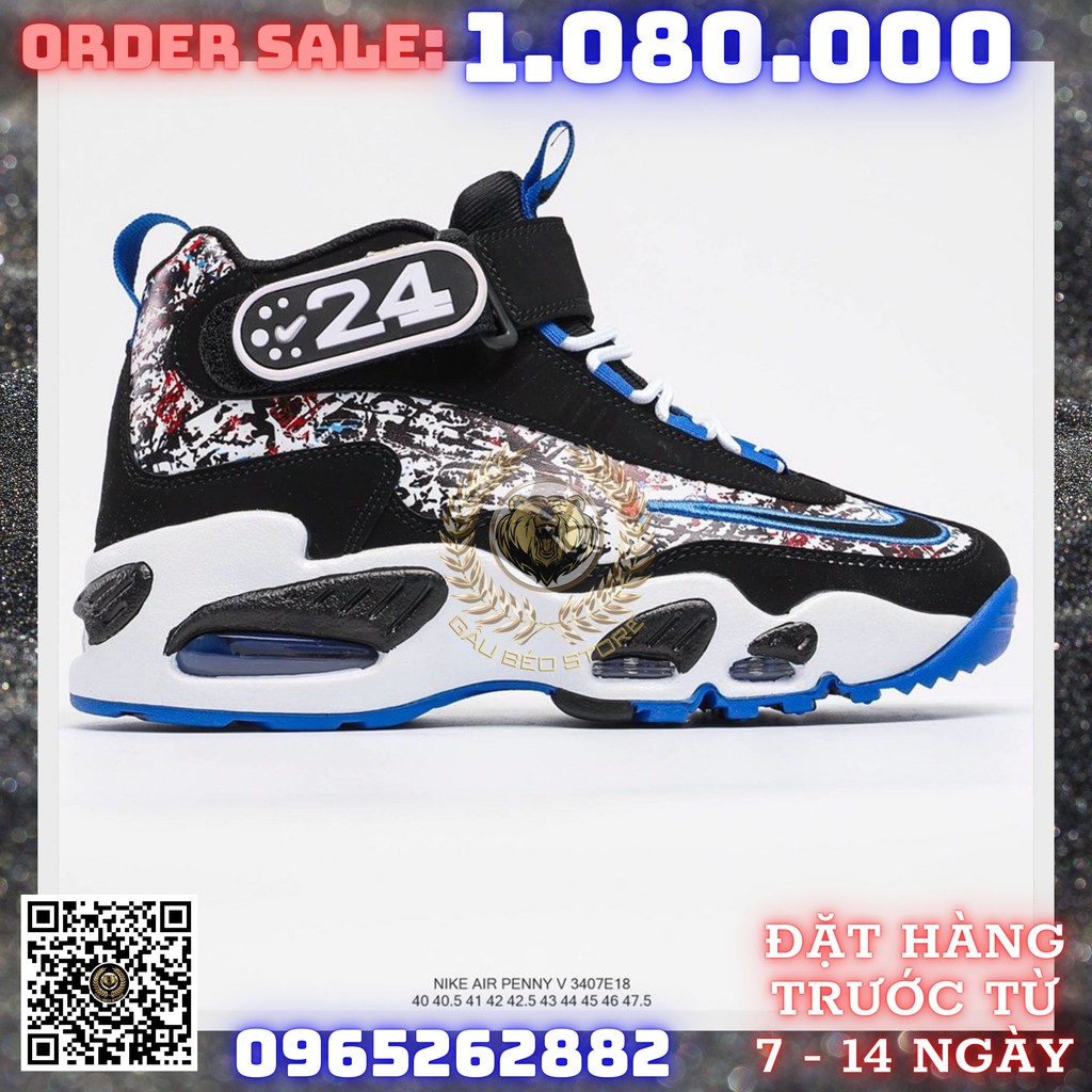 GIÀY SNEAKER MÃ SẢN PHẨM_Nike Air Penny V "Invisibility Cloak" NHIỀU MÀU PHONG CÁCH FULLBOX + FREESHIP