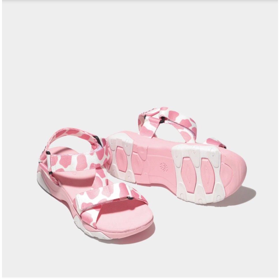 Sandal Shondo Girly hồng quai bò sữa GIM7171