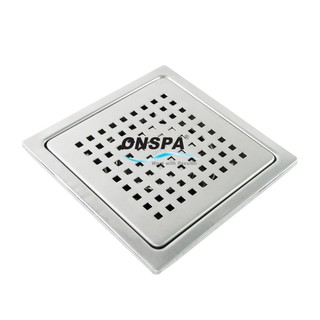 Lọc rác chống hôi inox 304 Onspa 3inches 15x15cm