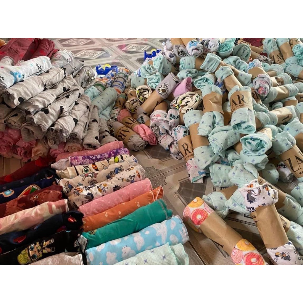 Quần đùi nữ mặc nhà in hình ngộ nghĩnh quần short nữ chất thun mỏng thoáng mát họa tiết hoạt hình ngộ nghĩnh