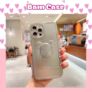 Ốp lưng iPhone Bearbrick gấu bạc cao cấp Ốp Kaws cho 13 pro max , 12 pro max , 11 pro max , 7 plus