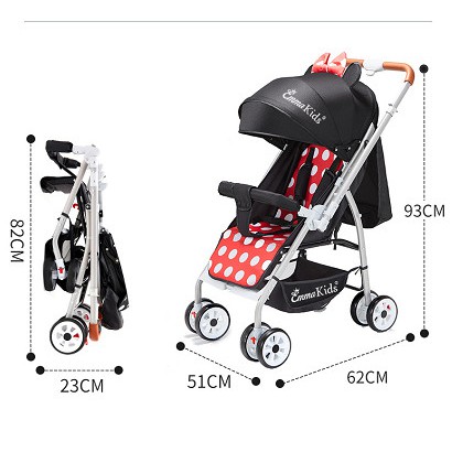 [Mã MKBC245 giảm 8% đơn 400K] EMMA KIDS- Xe đẩy 2 chiều