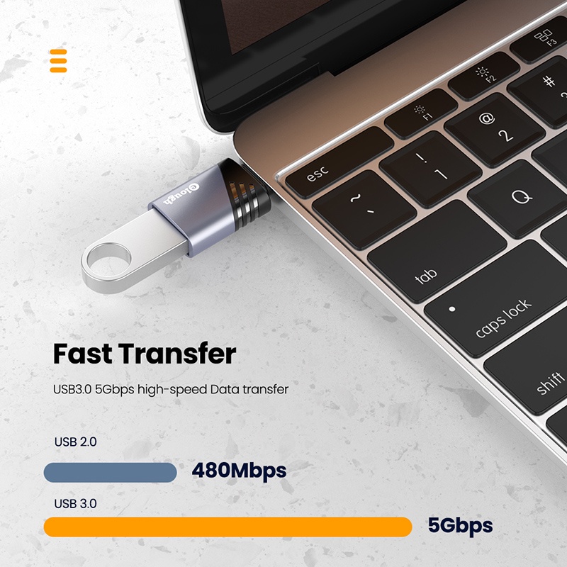 Đầu Chuyển Đổi OTG Sang USB C USB-A Cho Điện Thoại / Laptop