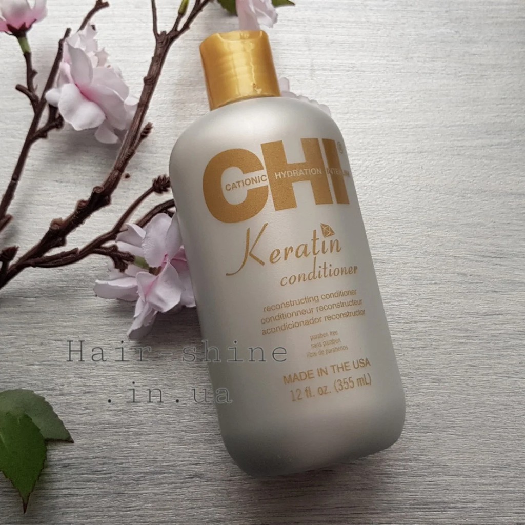 Dầu xả phục hồi tóc Chi Keratin Conditioner 355ml