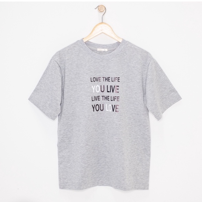 Áo thun unisex form rộng in hình YOLO