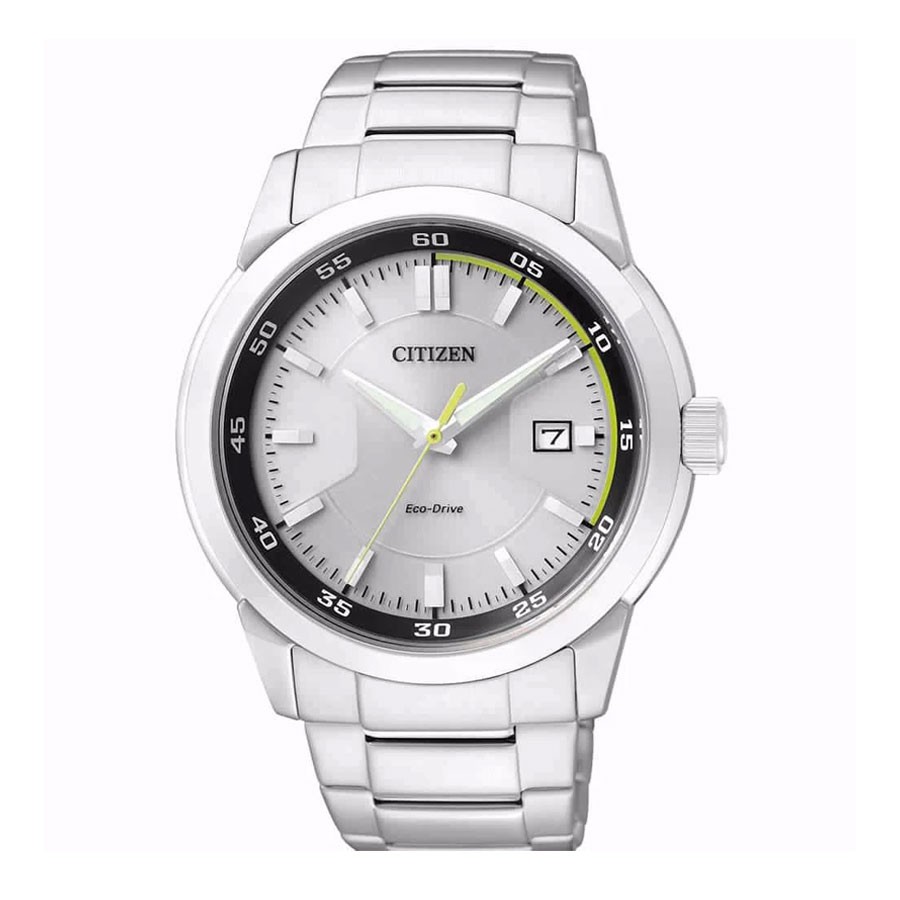 Đồng Hồ Citizen Nam Dây Kim Loại Eco-Drive (Năng Lượng Ánh Sáng) BM7140-54A - Mặt Trắng (41mm)