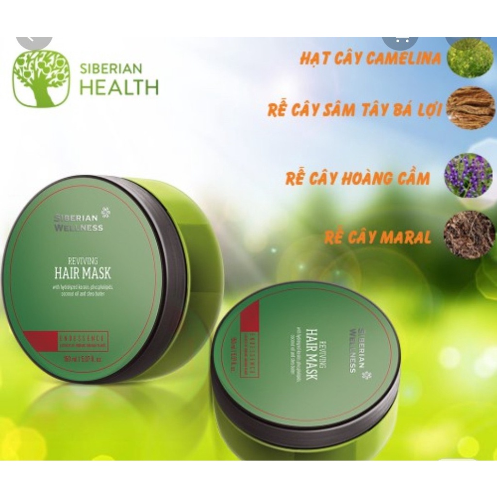 Kem ủ phục hồi tóc SIBERIAN WELLNESS REVIVING HAIR MASK - Mỹ phẩm Siberian Health