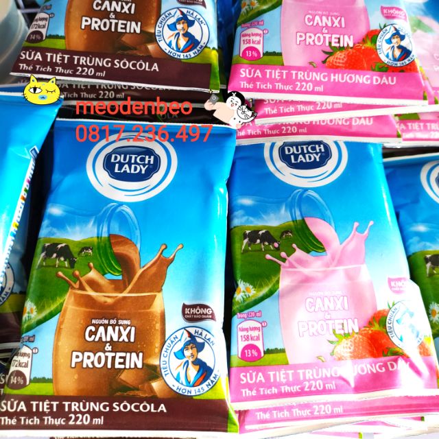 Sữa Tiệt Trùng Dutch Lady 220ml