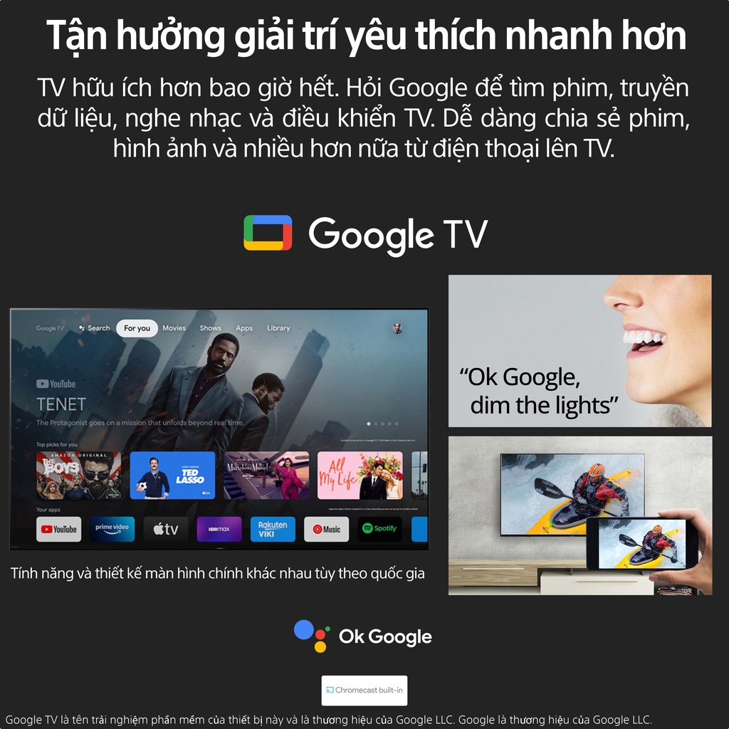 Tivi Sony Bravia KD-43X75K 43" Google TV LED 4K
