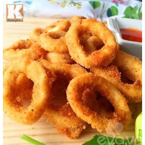 Mực Vòng Cắt Khoanh Hấp Sơ ,Túi 1kg Chế Biến Tiện Lợi , An Toàn Vệ Sinh Thực Phẩm